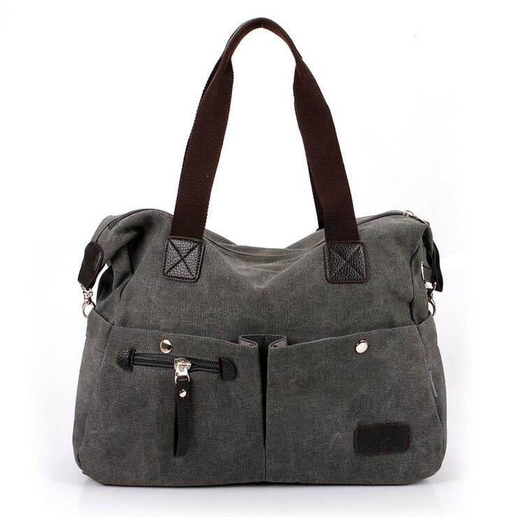 Womens Vintage Canvas handbag shoulder Messenger bag Image 3