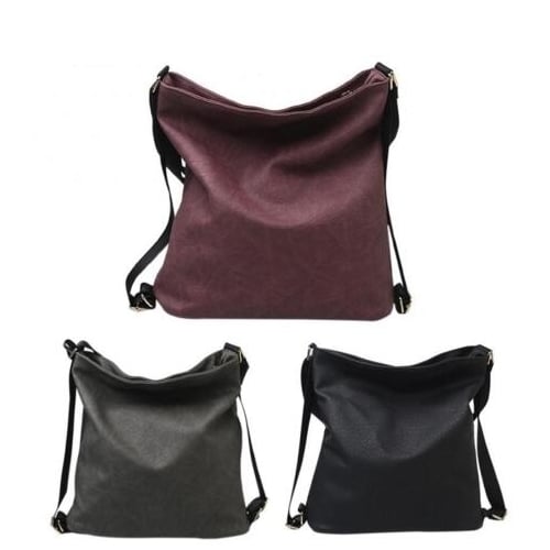 Fashion PU leather Backpack Crossbody Shoulder Handbags Image 4