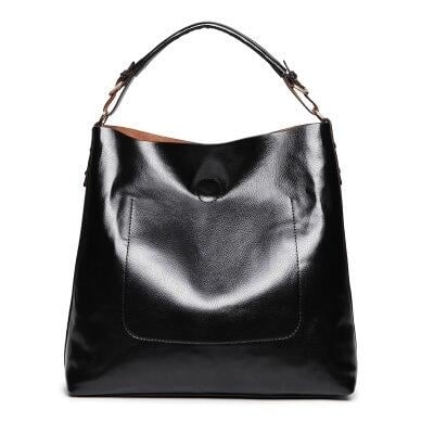 Womens Leather Handle Shoulder Slippery Bag Image 4