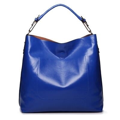 Womens Leather Handle Shoulder Slippery Bag Image 3