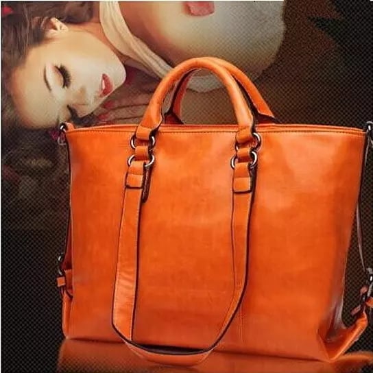 PU Leather Tote Messenger Shoulder Bags Image 6