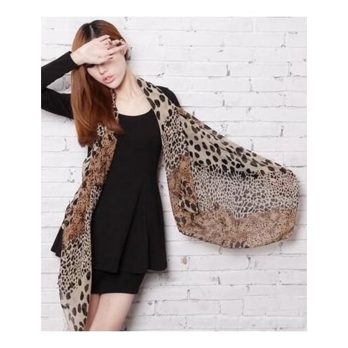 Fashion Womens Long Soft Wrap Shawl Chiffon Scarf Image 2