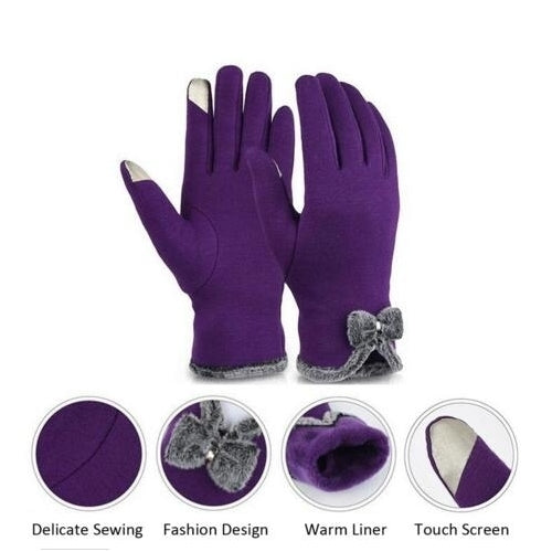 Phone Touch Screen Outdoor Wrist Mittens Heated Gloves Image 1