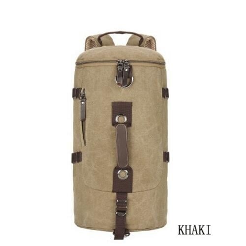 Fashion Portable Canvas Man Backpack Rucksack Travel Outdoor Bag Image 4