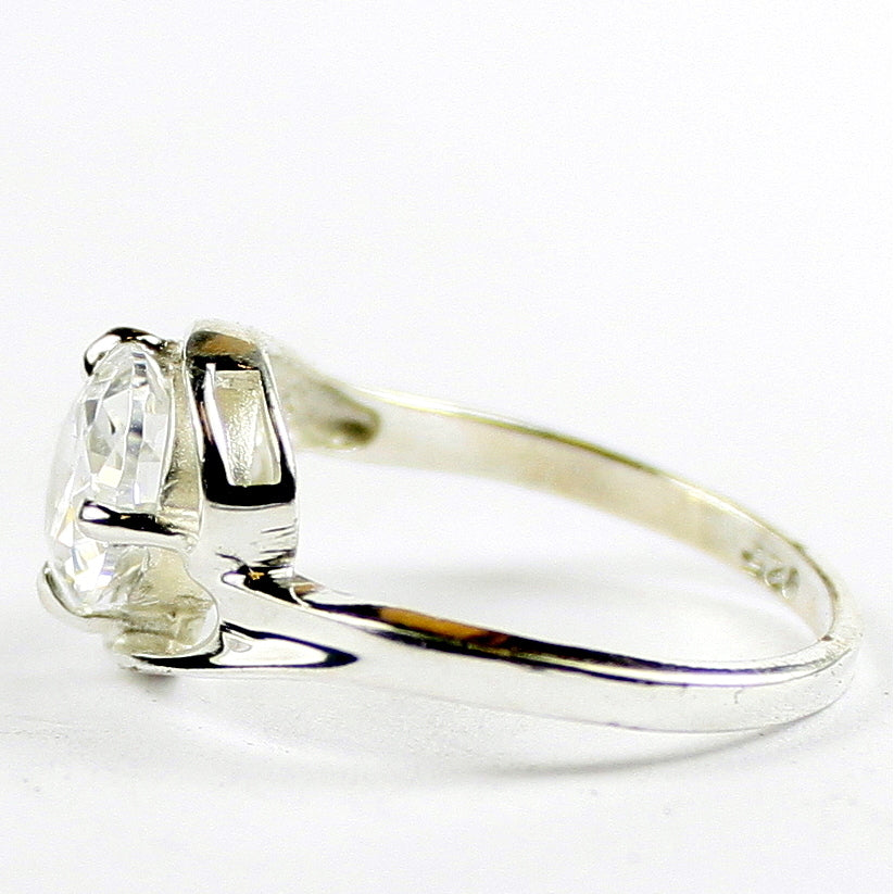 SR186 Cubic Zircona 925 Sterling Silver Ring, Image 3