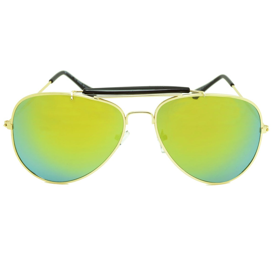 Dasein Men Classic Aviator Metal Frame Mirrored Polarized Sunglasses UV400 Protection60mm Image 4