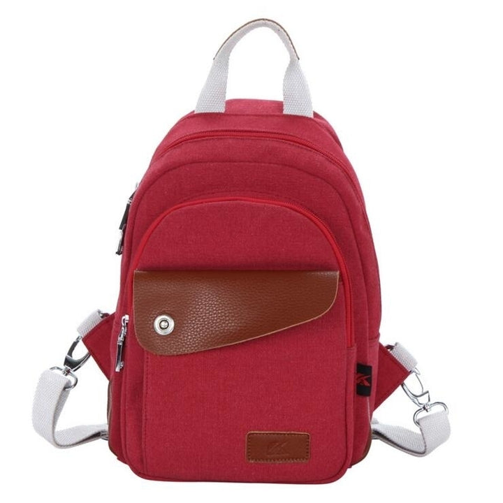 Multi-functional shoulder Messenger canvas bag Image 1