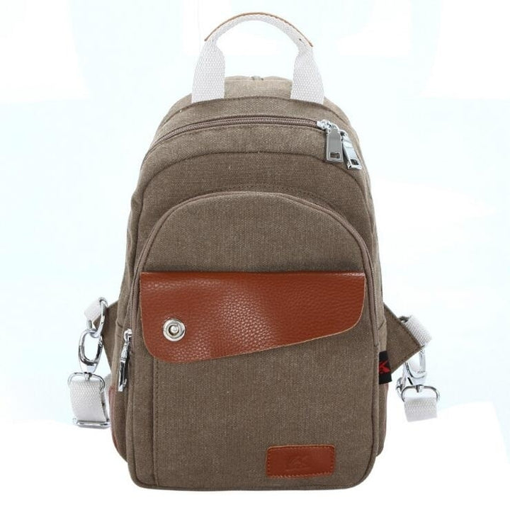 Multi-functional shoulder Messenger canvas bag Image 3