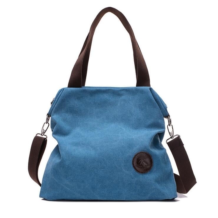 Casual Simple Canvas Handbags Image 2