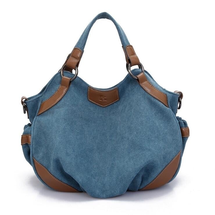 Canvas Shoulder Messenger Handbag Image 1