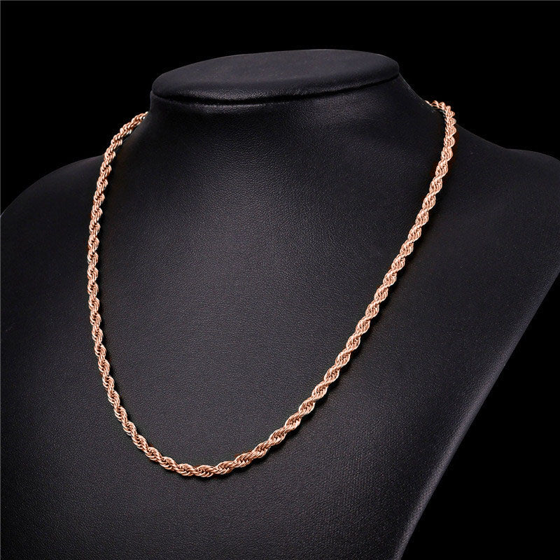 Stainless Steel 5mm Rope Chain 18" - 30" Image 4