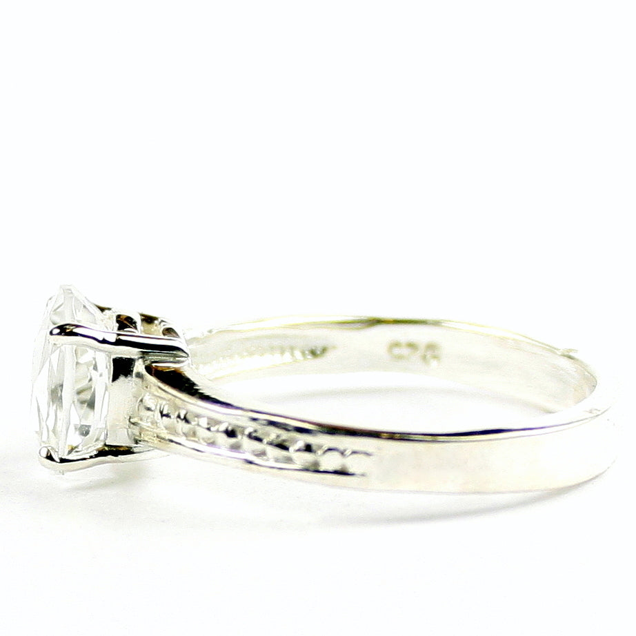 SR371 Silver Topaz 925 Sterling Silver Ladies Ring, Image 3