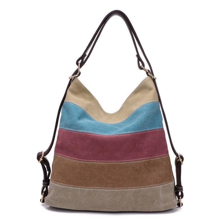 Fashion Multi-functional Canvas Bag Image 4