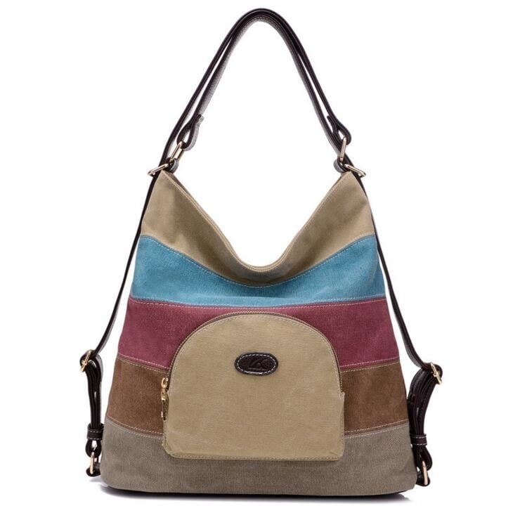 Fashion Multi-functional Canvas Bag Image 1