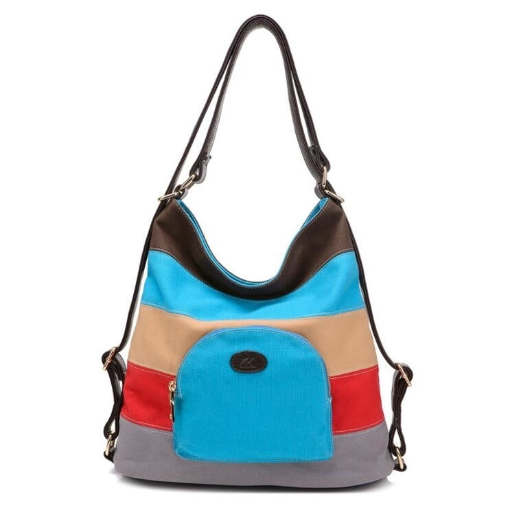 Fashion Multi-functional Canvas Bag Image 3