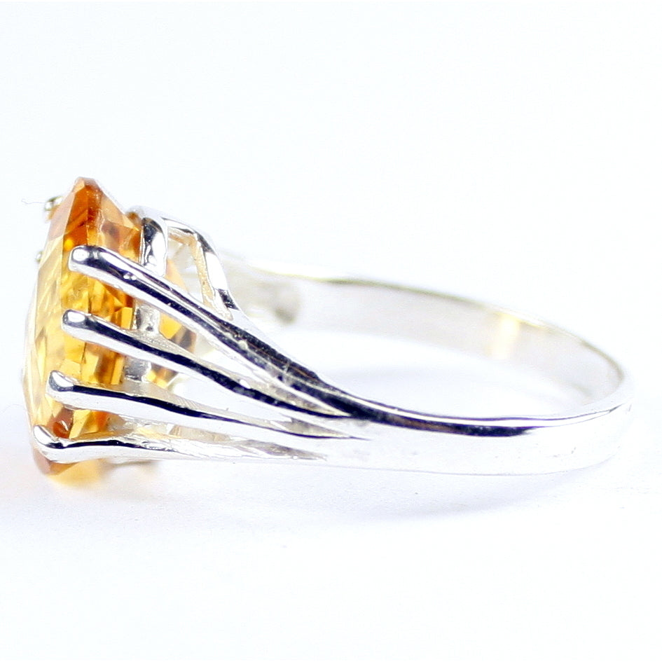 SR280 Citrine Sterling Silver Ring Image 3