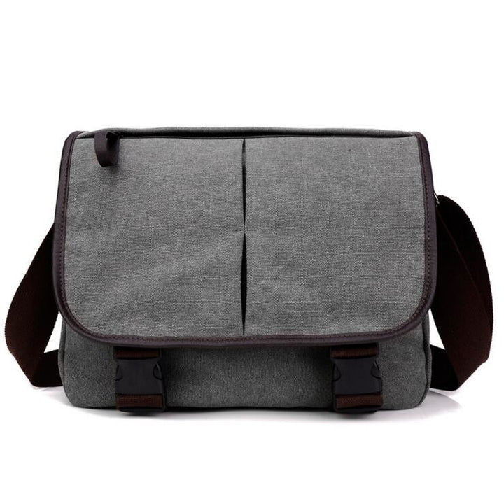 Shoulder Messenger Casual Canvas Bag Image 4