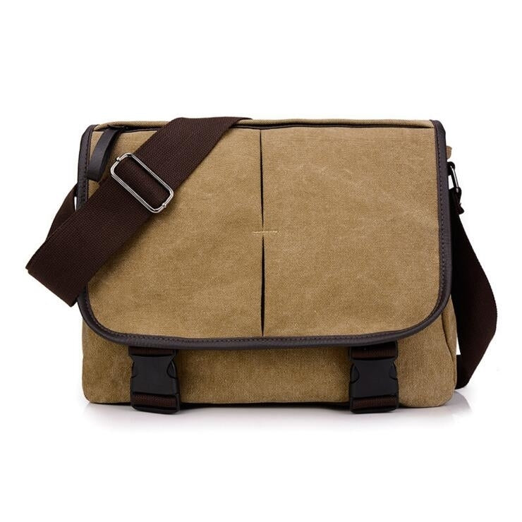 Shoulder Messenger Casual Canvas Bag Image 2