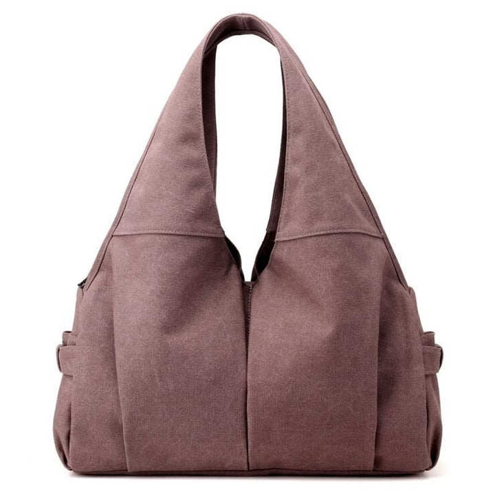 Fashion Simple Wild Large Canvas Handbags Image 6