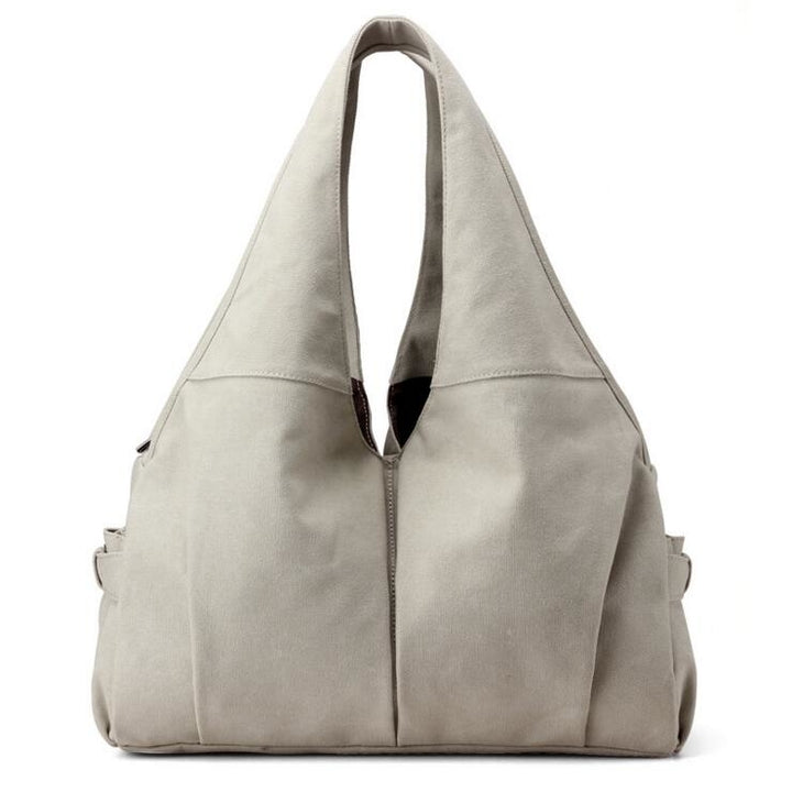 Fashion Simple Wild Large Canvas Handbags Image 4