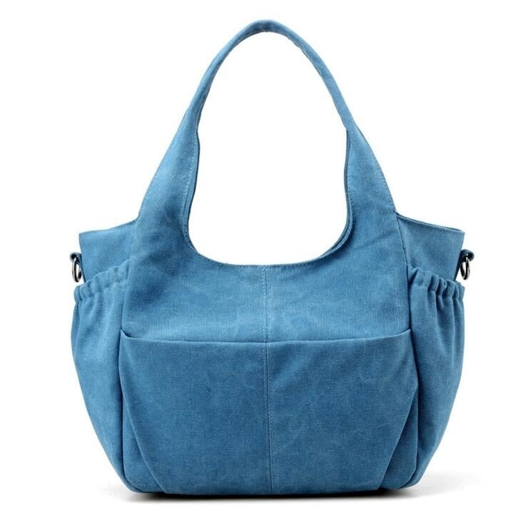 Simple And Stylish Large Capacity Canvas Bag Image 2