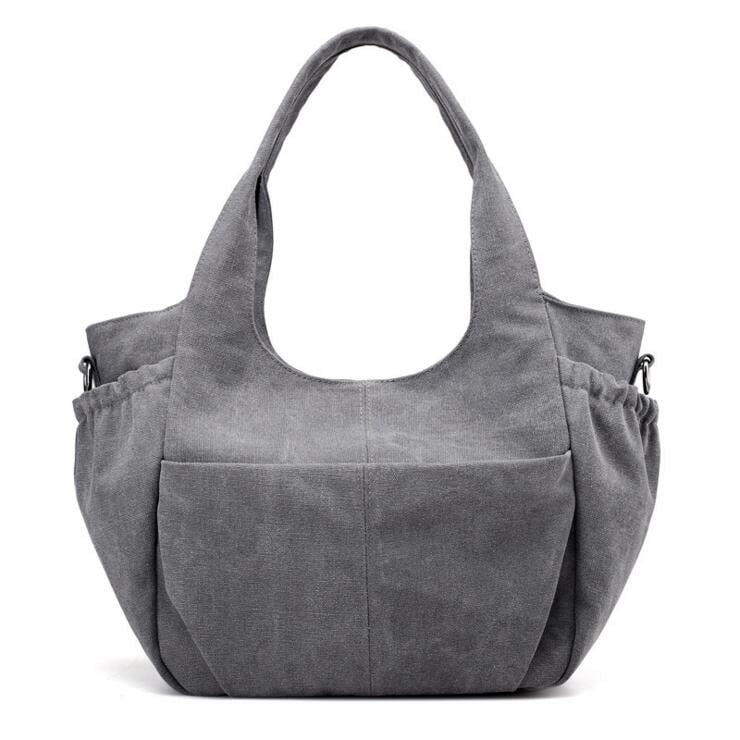 Simple And Stylish Large Capacity Canvas Bag Image 3