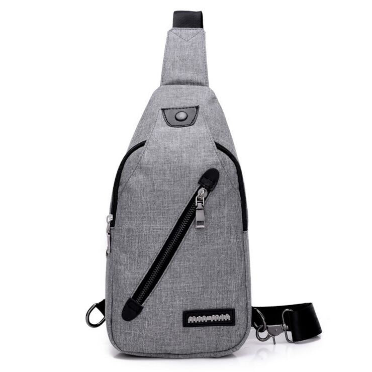 Mens Leisure Sports Chest Bag Image 3