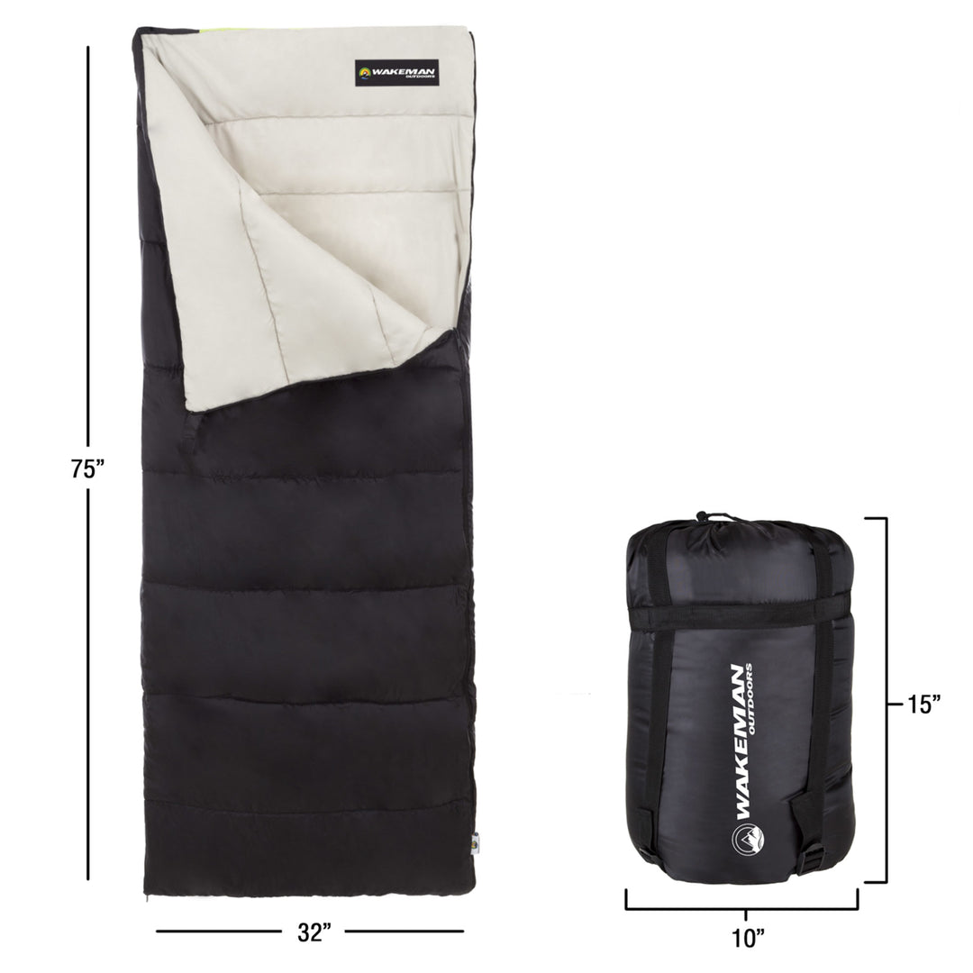 Sleeping Bag, 2-Season With Carrying Bag For Adults and Kids, Otter Tail Sleeping Bag Image 4