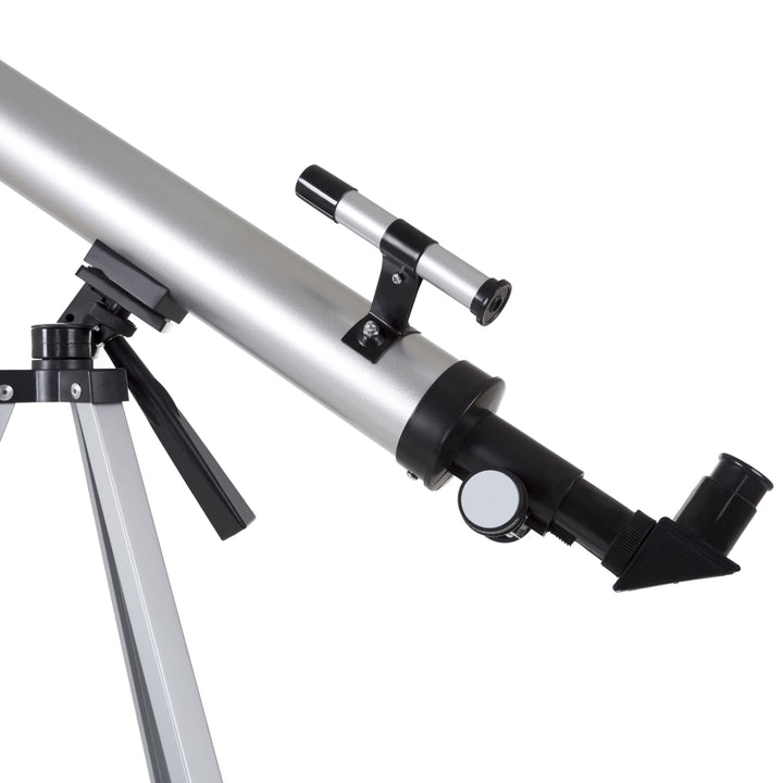 60mm Mirror Refractor Telescope  Aluminum Stargazing Optics with Tripod for Beginner Astronomy and STEM Education Image 3