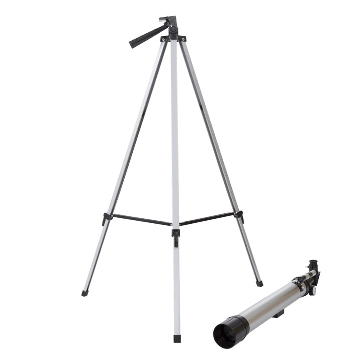 60mm Mirror Refractor Telescope  Aluminum Stargazing Optics with Tripod for Beginner Astronomy and STEM Education Image 4