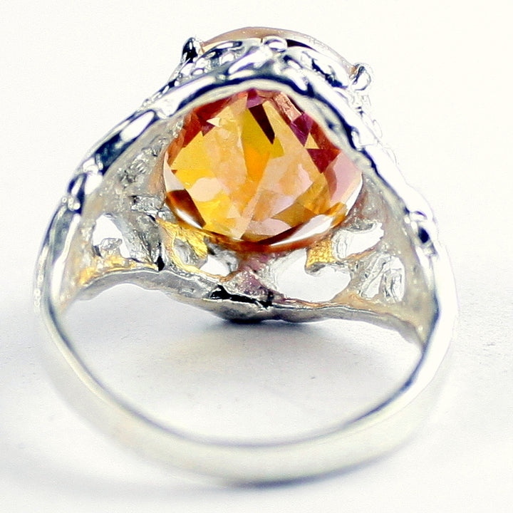 SR114 Twilight Fire Topaz 925 Sterling Silver Ring Image 4