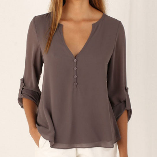 Simple Sophisticated Blouse in 5 Colors Image 4