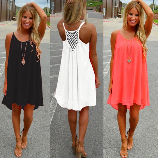 Chiffon Summer Dress in 4 colors Image 1