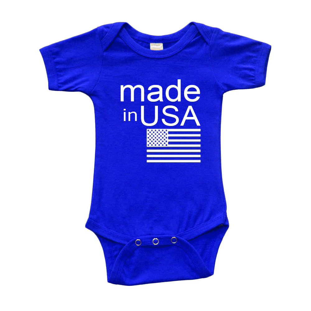 Infant Short Sleeve Onesie - made in USA Image 1
