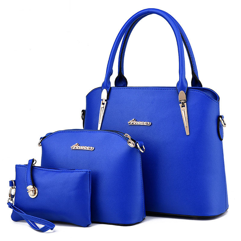 Atmosphere Fashion Handbag Shoulder Messenger Bag 3 Sets Image 7