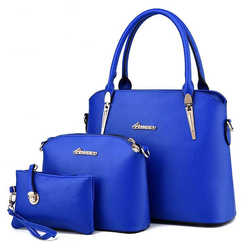 Atmosphere Fashion Handbag Shoulder Messenger Bag 3 Sets Image 1