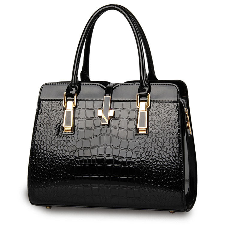 Fashion Crocodile Pattern Handbag Shoulder Bag Image 1