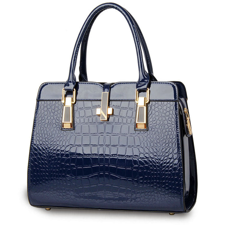 Fashion Crocodile Pattern Handbag Shoulder Bag Image 4