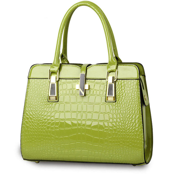 Fashion Crocodile Pattern Handbag Shoulder Bag Image 7