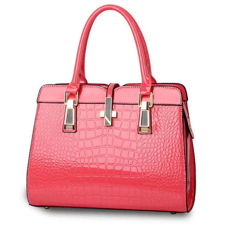 Fashion Crocodile Pattern Handbag Shoulder Bag Image 4