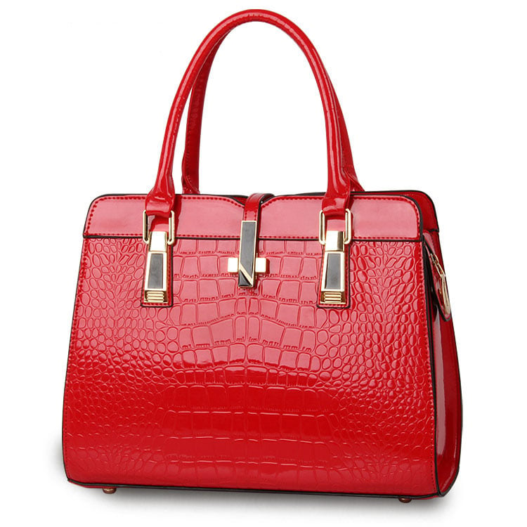 Fashion Crocodile Pattern Handbag Shoulder Bag Image 1