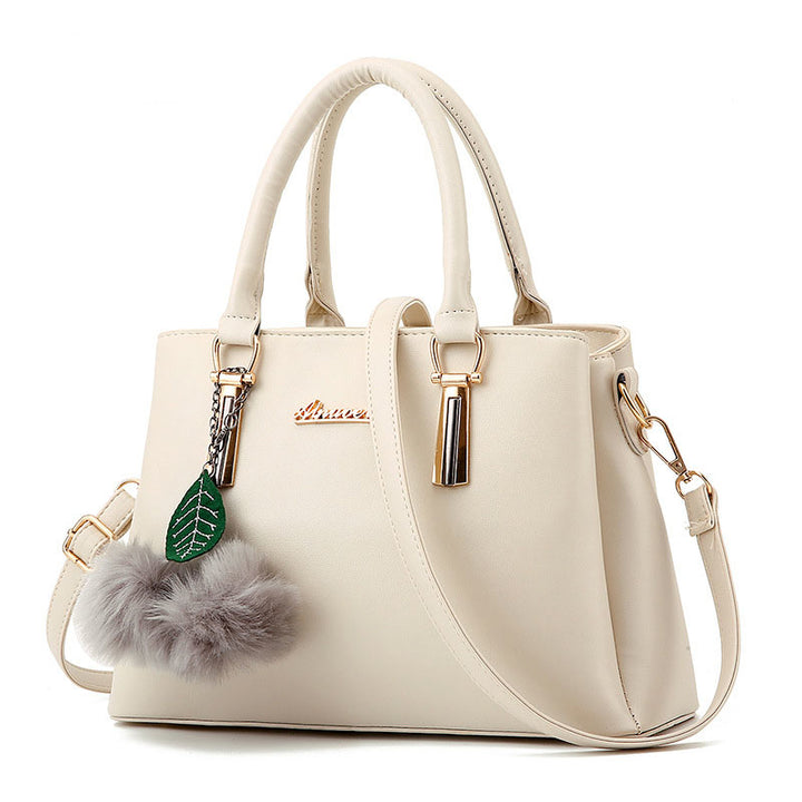 Litchi Pattern Handbag Shoulder Bag Image 2