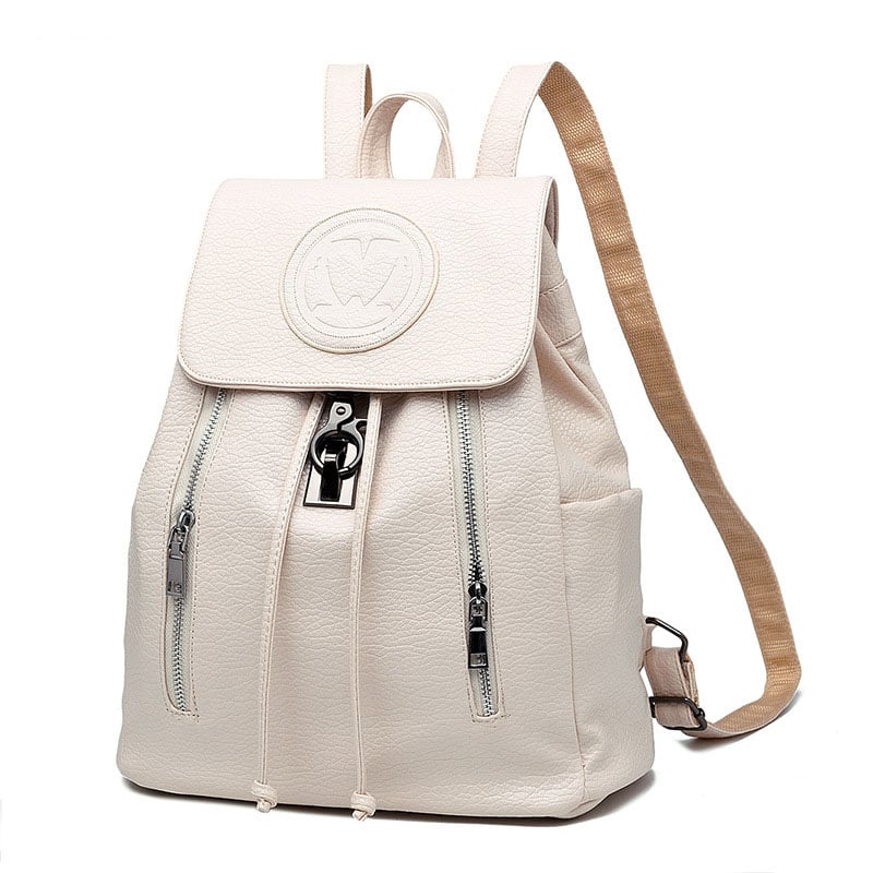 Embossed Fashion Casual Backpack Image 1