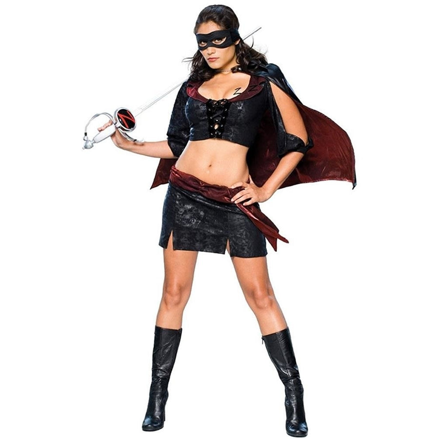 Lady Zorro Sassy Outfit size XS Womens Costume Licensed Secret Wishes Image 1