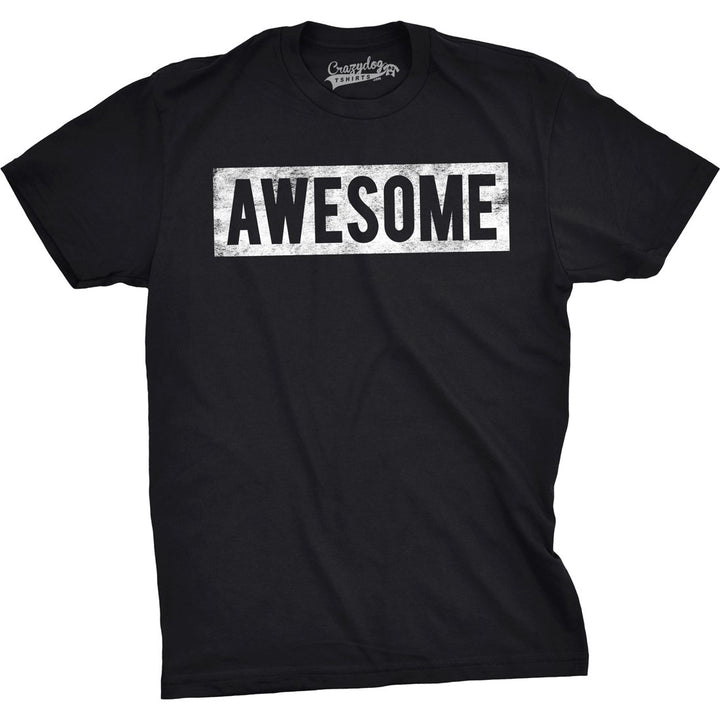 Mens Vintage Awesome Funny Everything Is Cool Bragging T shirt Image 1