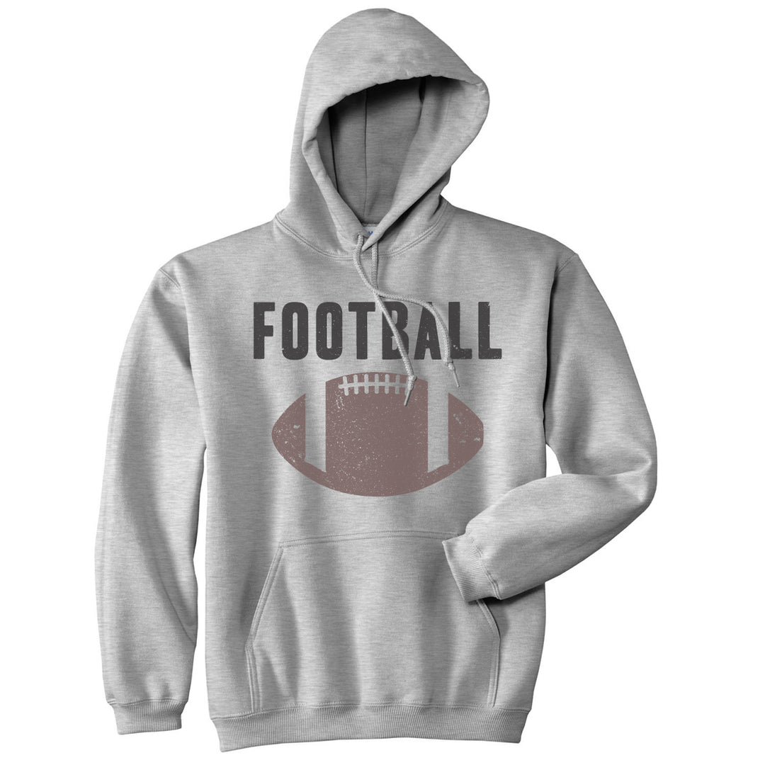 Vintage Football Sweater Cool Sports Funny Graphic Novelty Hoodie Image 1