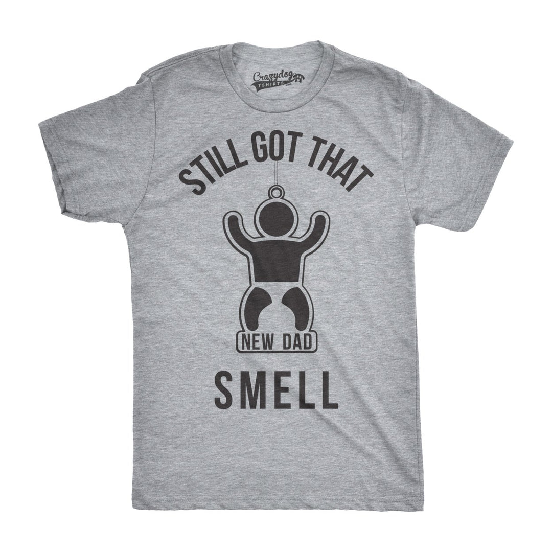 Mens  Dad Smell Funny T shirts for Dads Fathers Day Novelty Tees Humorous Image 1