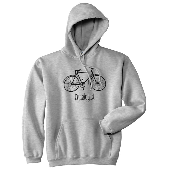 Cycologist Funny Psychology Biking Cyclist Pun Biker Doctor Unisex Hoodie Image 1