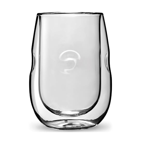 Moderna Double Wall Insulated Wine Glasses Set of 4 Borosilicate 10 oz Image 4