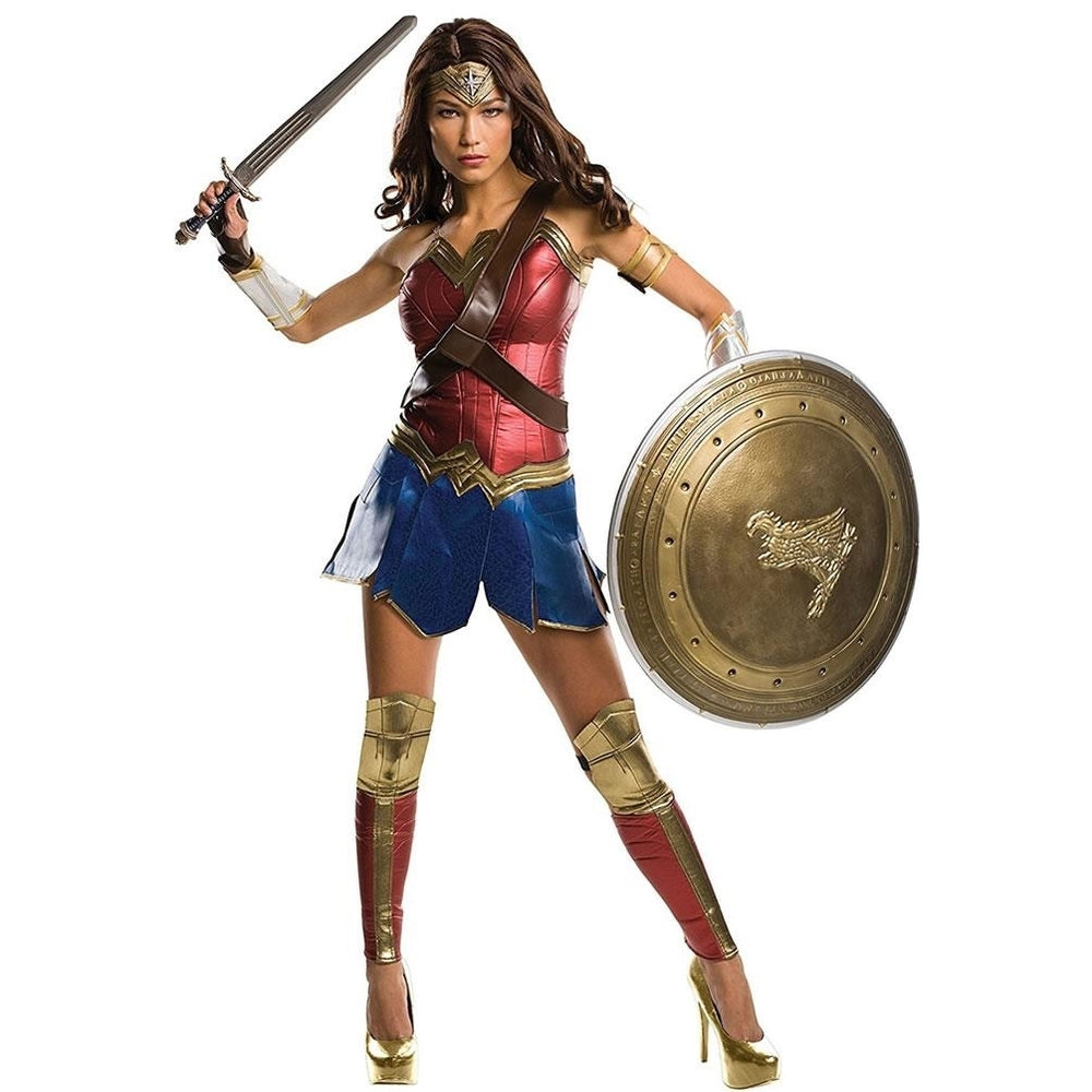 Batman v Superman Wonder Woman Shield Dawn of Justice Costume Accessory Rubies Image 2
